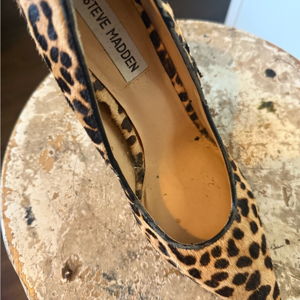 Steve Madden Animal Print Heels